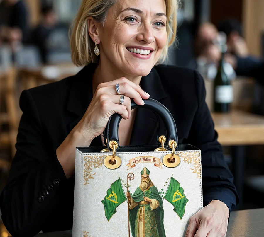 Catholight Saint Patrick's Devotion Lady Leather Bag
