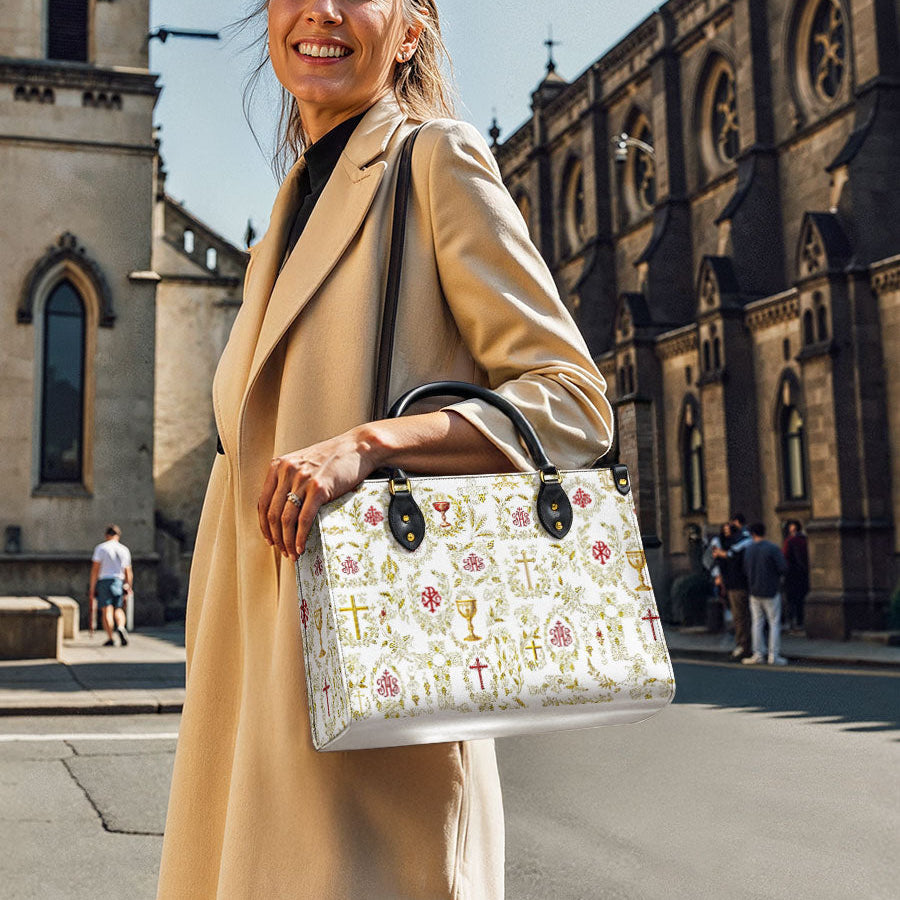 Catholight  The Timeless Faith Leather Bag