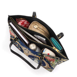 Catholight Holy Mother Devotional  Leather Tote Bag