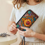 Catholight Eternal Flame Of Love Leather Wallet Purse