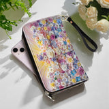 Catholight  Floral Resurrection Leather Wallet Purse - Quick Blessings