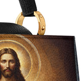 Catholight A Testament of Grace and Compassion Leather Satchel Bag