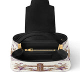 Catholight Faith & Florals Leather Satchel Bag