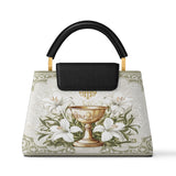Catholight The Holy Eucharist Leather Satchel Bag