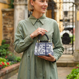 Catholight The Cross Amidst Blooming Faith Leather Satchel Bag