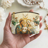 Catholight Holy Family Sacred Leather Rosary Pouch