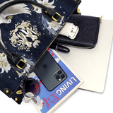 Catholight  The Holy Spirit and Lily Devotional Leather Bag