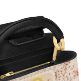 Catholight Roses of the Rosary Leather Satchel Bag