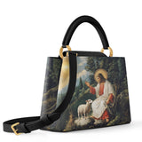 Catholight The Divine Shepherd's Grace Leather Satchel Bag