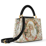 Catholight Virgin Mary's Grace Leather Satchel Bag