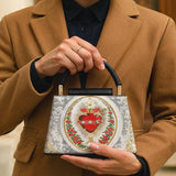 Catholight Immaculate Heart of Mary Elegance Leather Satchel Bag