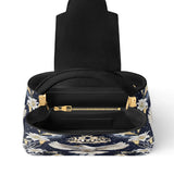 Catholight The Holy Spirit and Lily Devotional Leather Satchel Bag