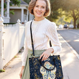 Catholight Regina Monogram – The Marian Emblem Leather Bag