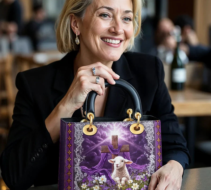 Catholight Eternal Hope Lady Leather Bag