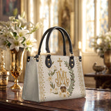 Catholight Holy Family Monogram Leather Bag
