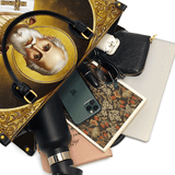 Catholight  Saint Nicholas The Patron of Generosity Leather Bag