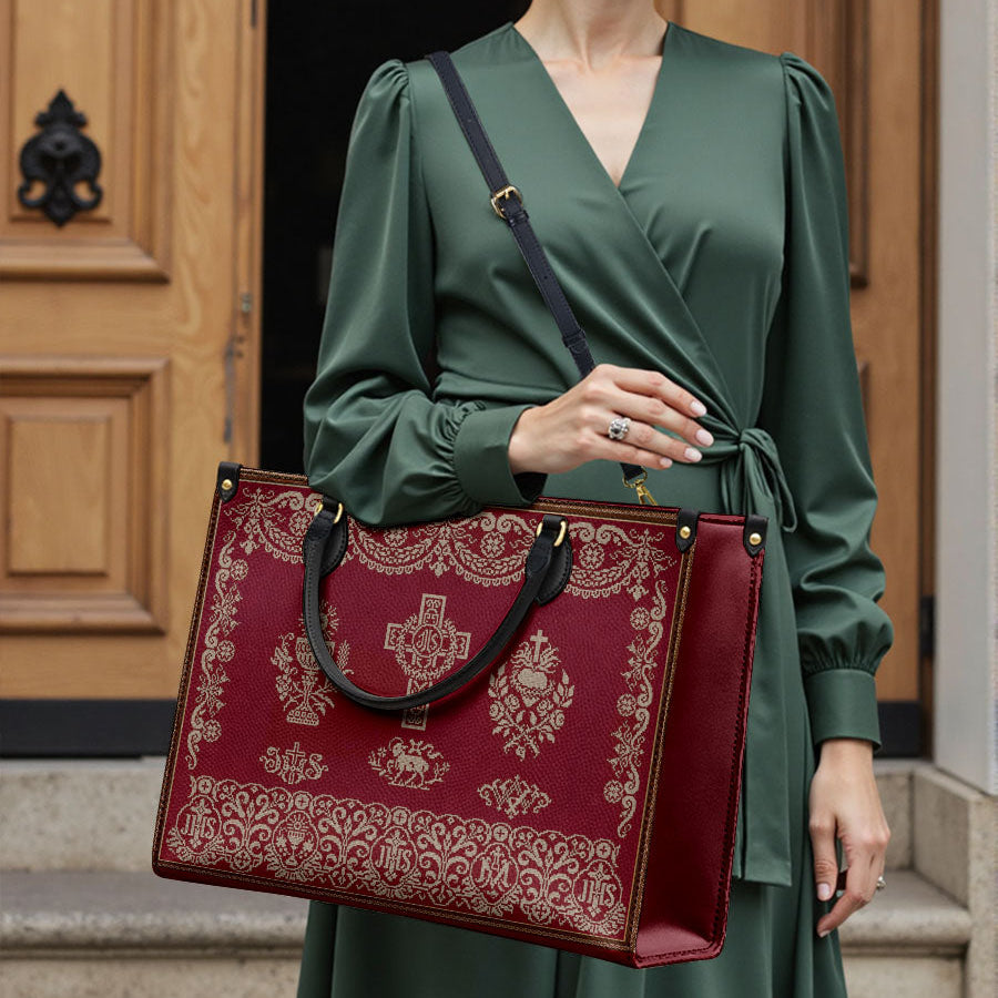 Catholight  Liturgical Elegance Leather Bag