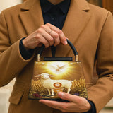 Catholight The Lamb Of Redemption Leather Satchel Bag