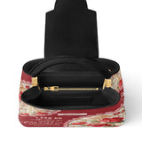 Catholight Blooming With Faith Personalized Leather Satchel Bag