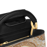 Catholight  Heavenly Grace In Radiant Splendor Leather Satchel Bag