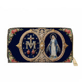Catholight Holy Mother Devotional Leather Wallet Purse