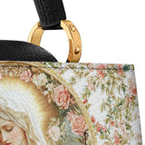 Catholight Virgin Mary's Grace Leather Satchel Bag