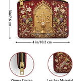 Catholight Eucharistic Majesty Leather Rosary Pouch