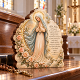Catholight Wooden Faith Block - Holy Mary Mother of God