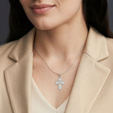 Catholight Four-Way Cross Necklace in Sterling Silver