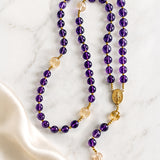 Catholight Heavenly Queen Amethyst Rosary