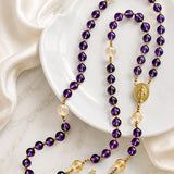 Catholight Heavenly Queen Amethyst Rosary