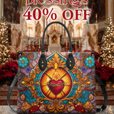 Catholight Eternal Flame Of Love Leather Bag