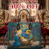 Catholight Holy Nativity Leather Bag